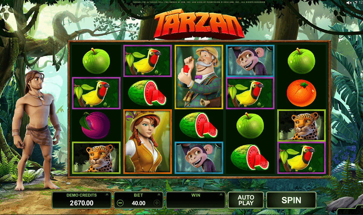 Tarzan Grand Slot Machine Free Play
